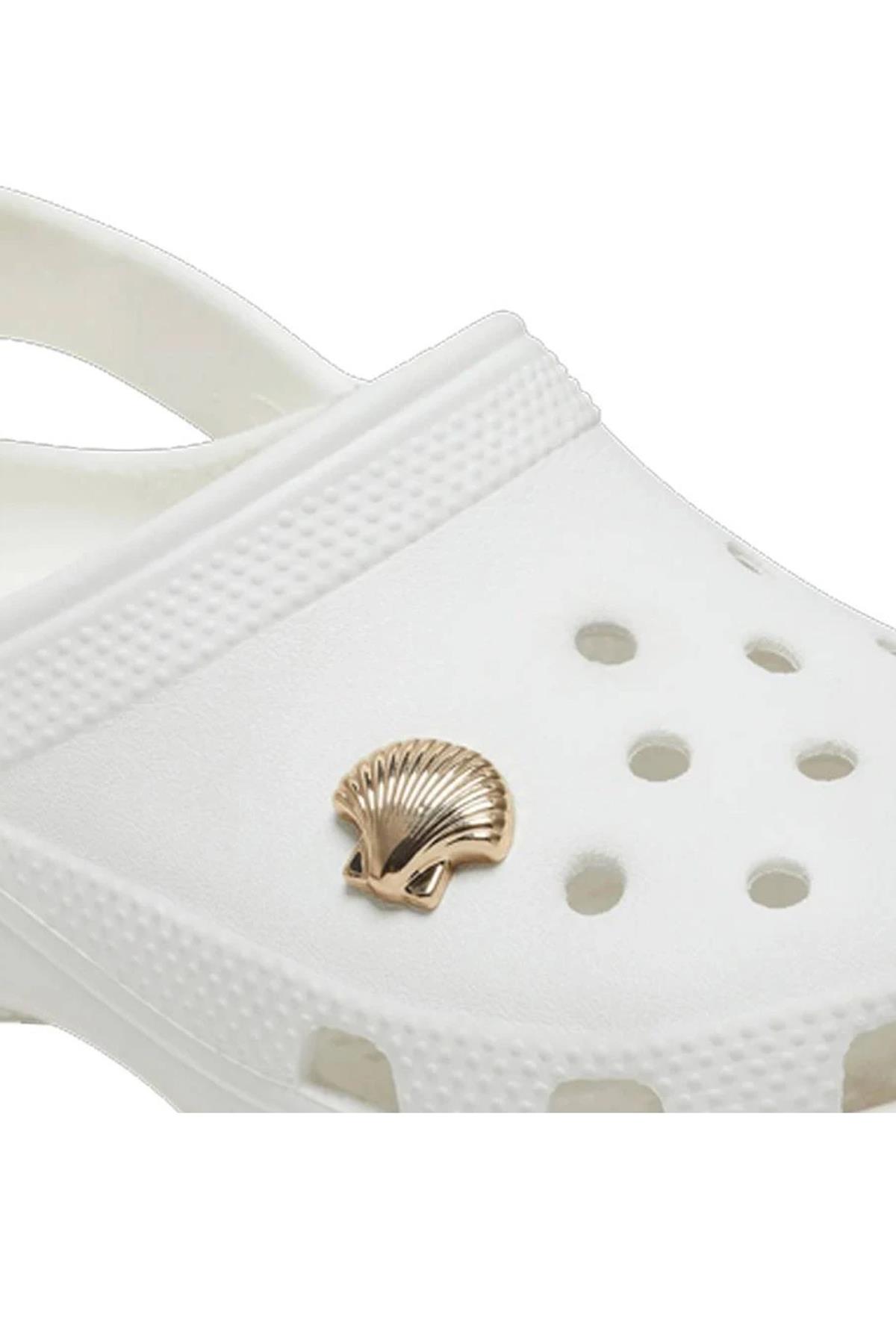Jibbitz Gold Shell Unisex Charm 10009920-1