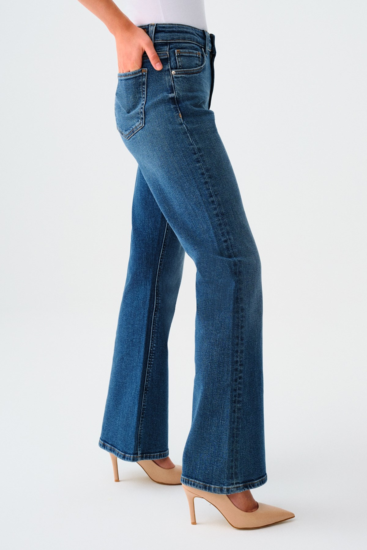 Loft Rain Mid Blue  Kadın Pantolon Lf2037065