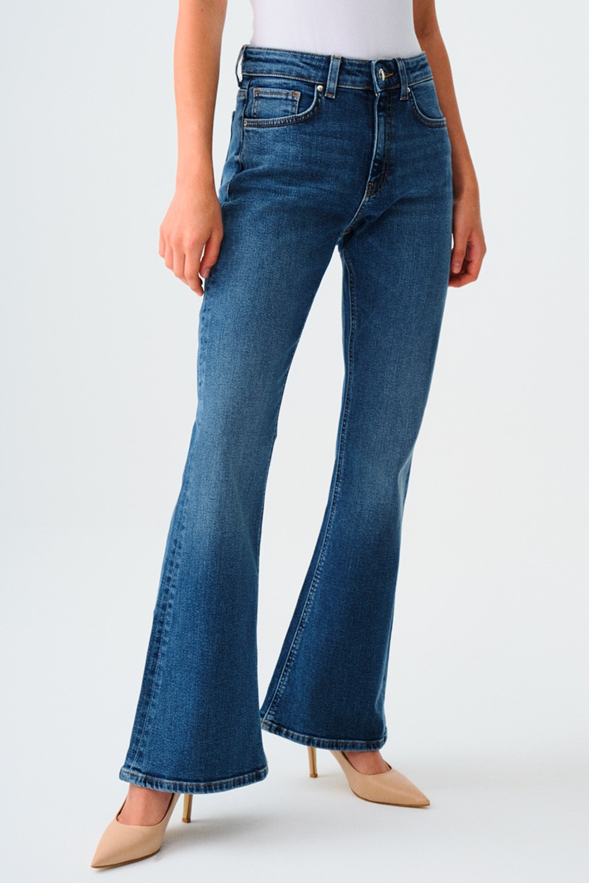 Loft Rain Mid Blue  Kadın Pantolon Lf2037065