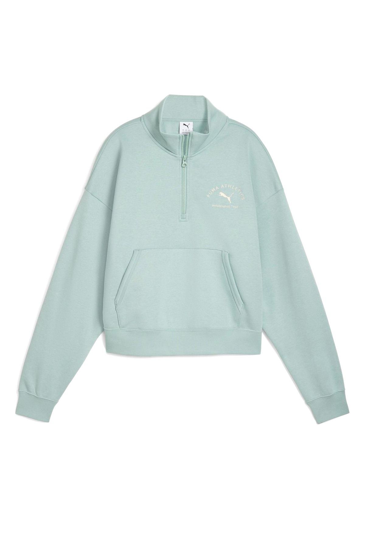 Puma Class Half-Zip Crew Kadın Sweatshirt
