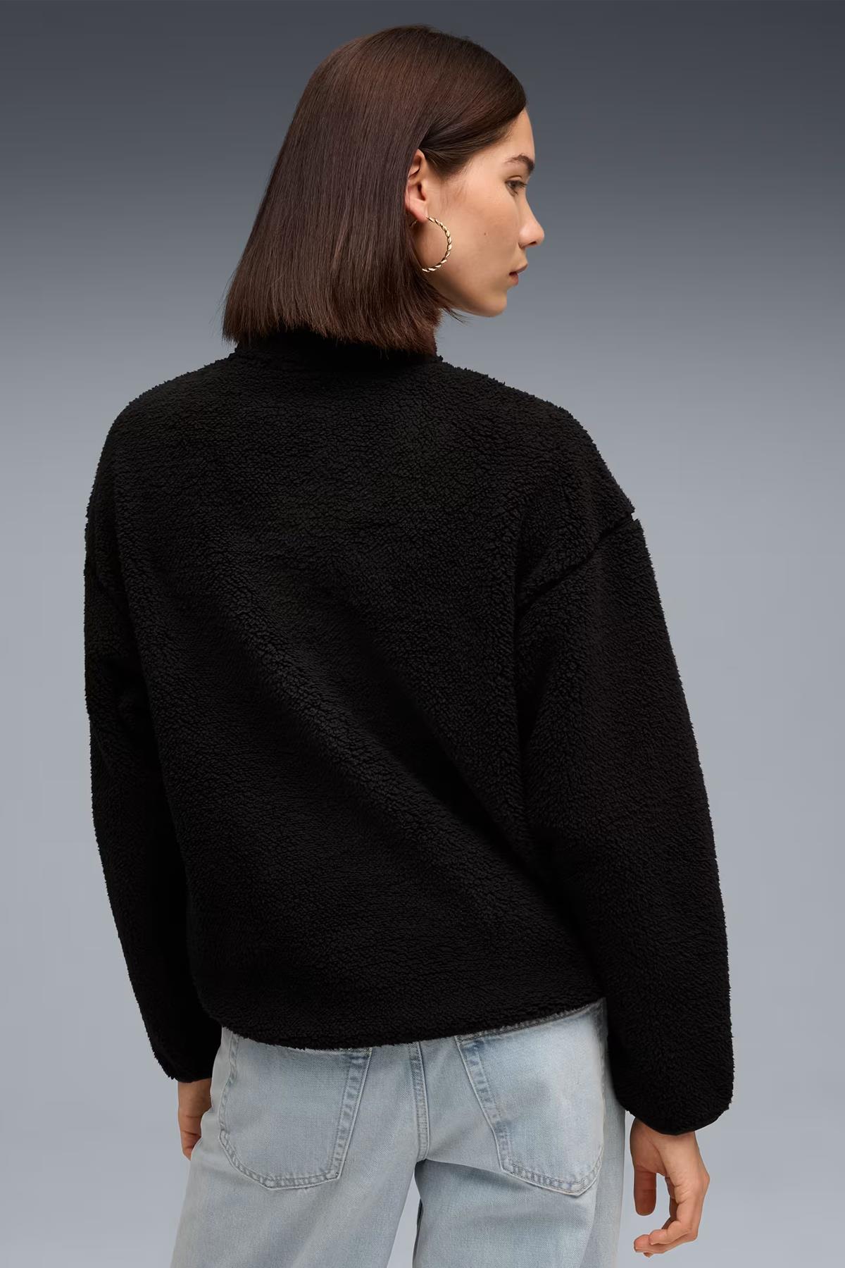 Puma Ess Elevated Half-Zip Kadın Sweatshirt