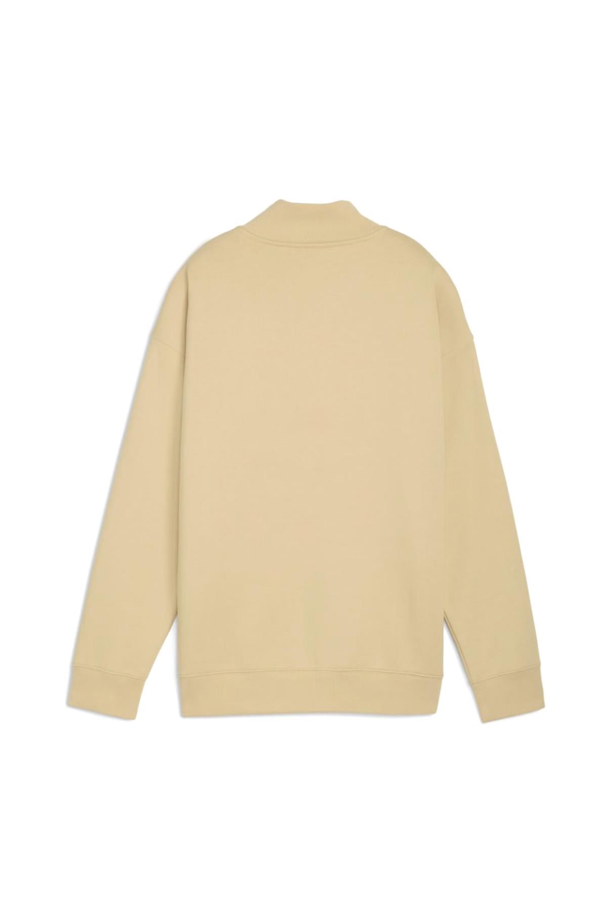 Puma Ess Scrıpt Half-Zip Crew Kadın Sweatshirt