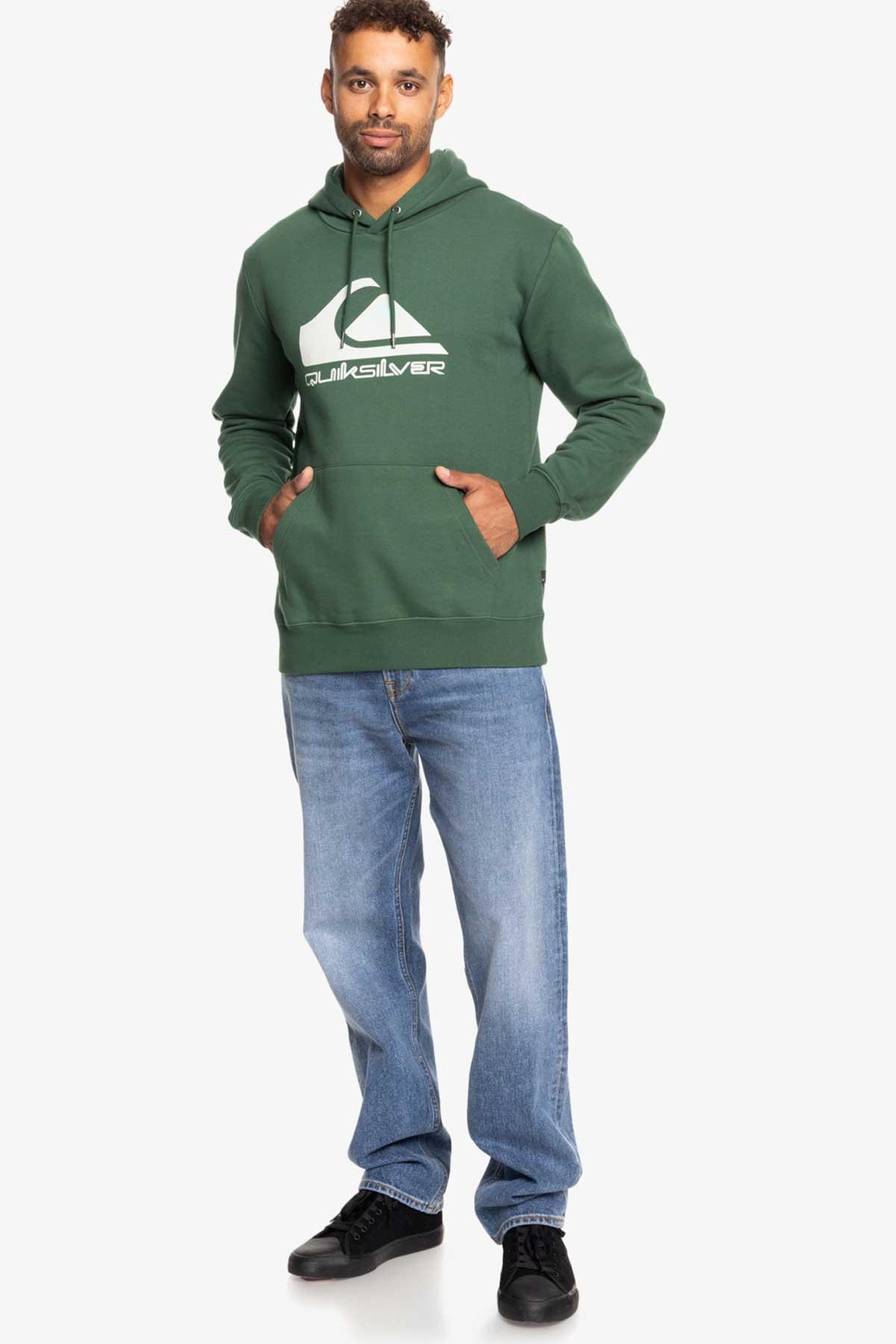 Quiksilver Big Logo Hood Erkek Sweatshirt EQYFT04450-GSG0