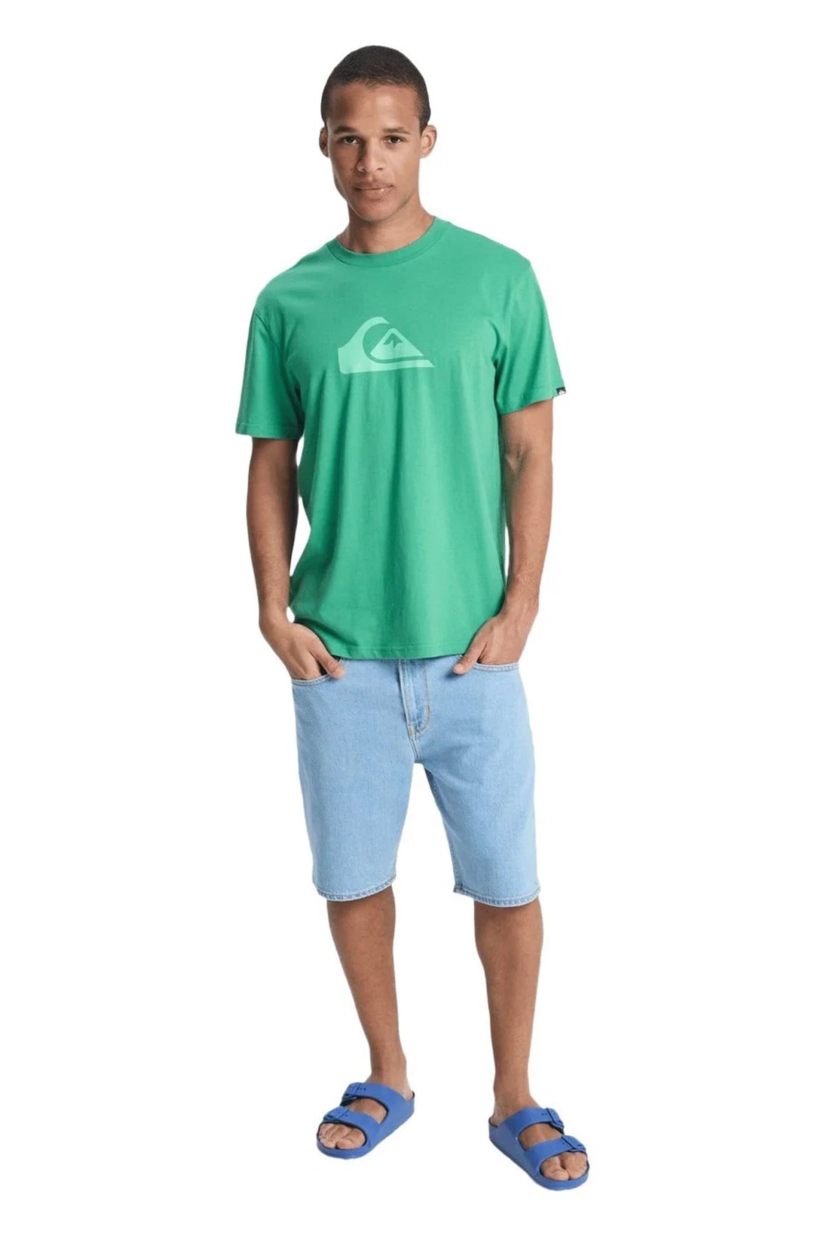 Quiksilver Ev Comp Logo Erkek Tişört EQYZT08182-GNZ0
