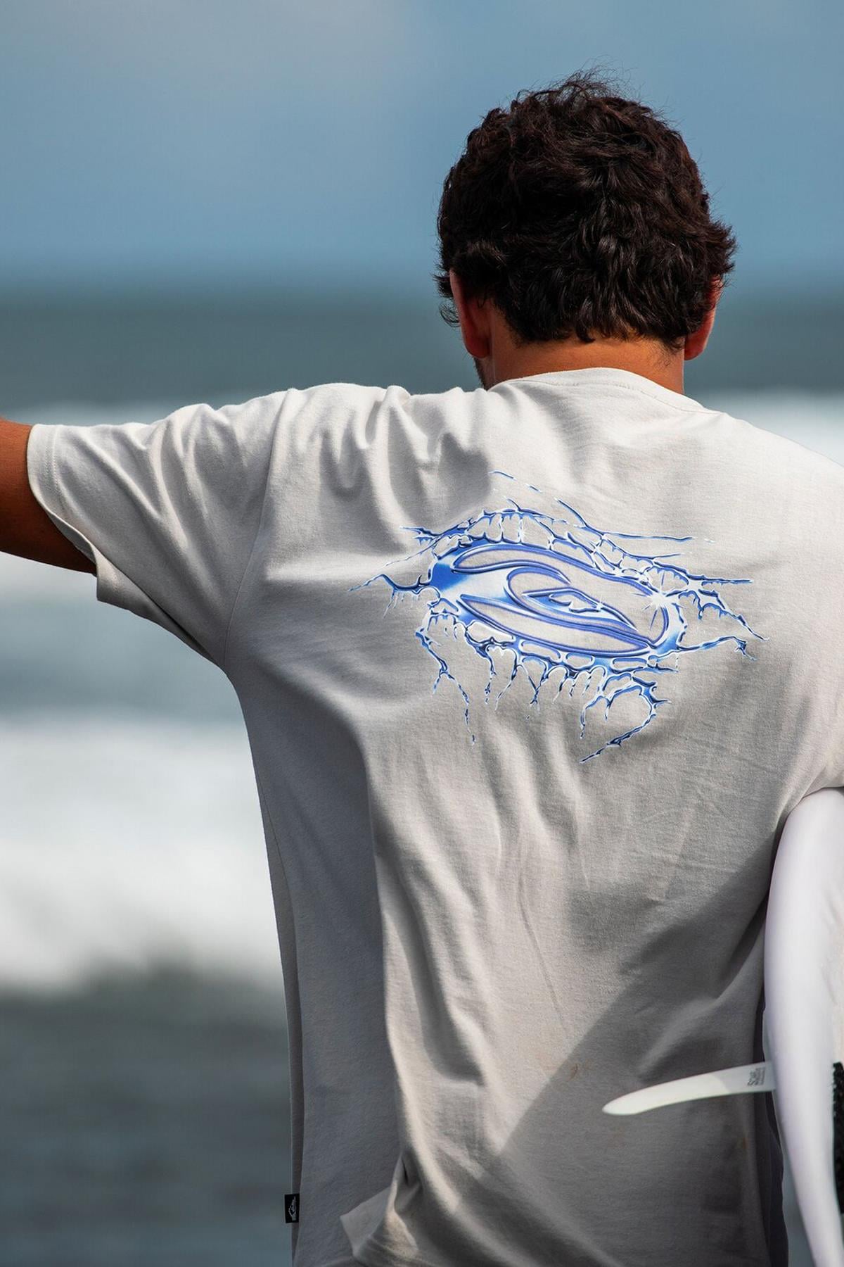 Quiksilver Mercury Chrome Lightning Erkek Tişört