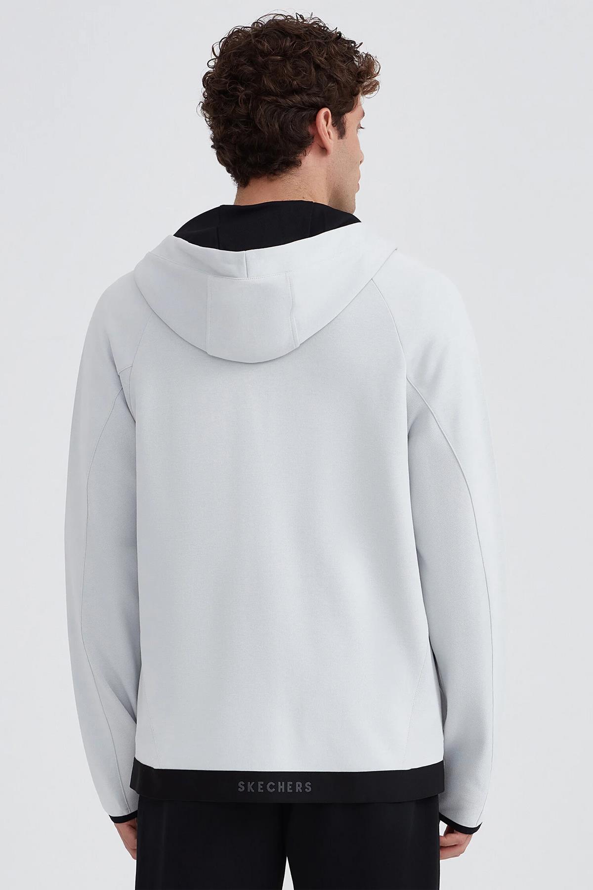 Skechers 2XI-Lock Full Zip Hoodie Erkek Sweatshirt S232184-043