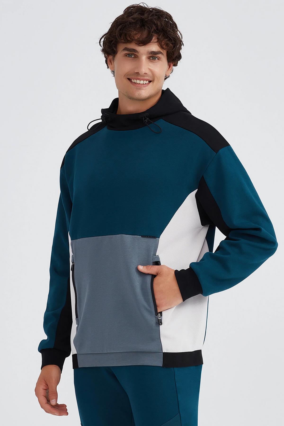 Skechers 2XI-Lock Hoodie Erkek Sweatshirt S232193-405