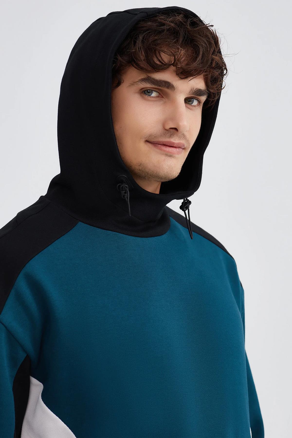 Skechers 2XI-Lock Hoodie Erkek Sweatshirt S232193-405