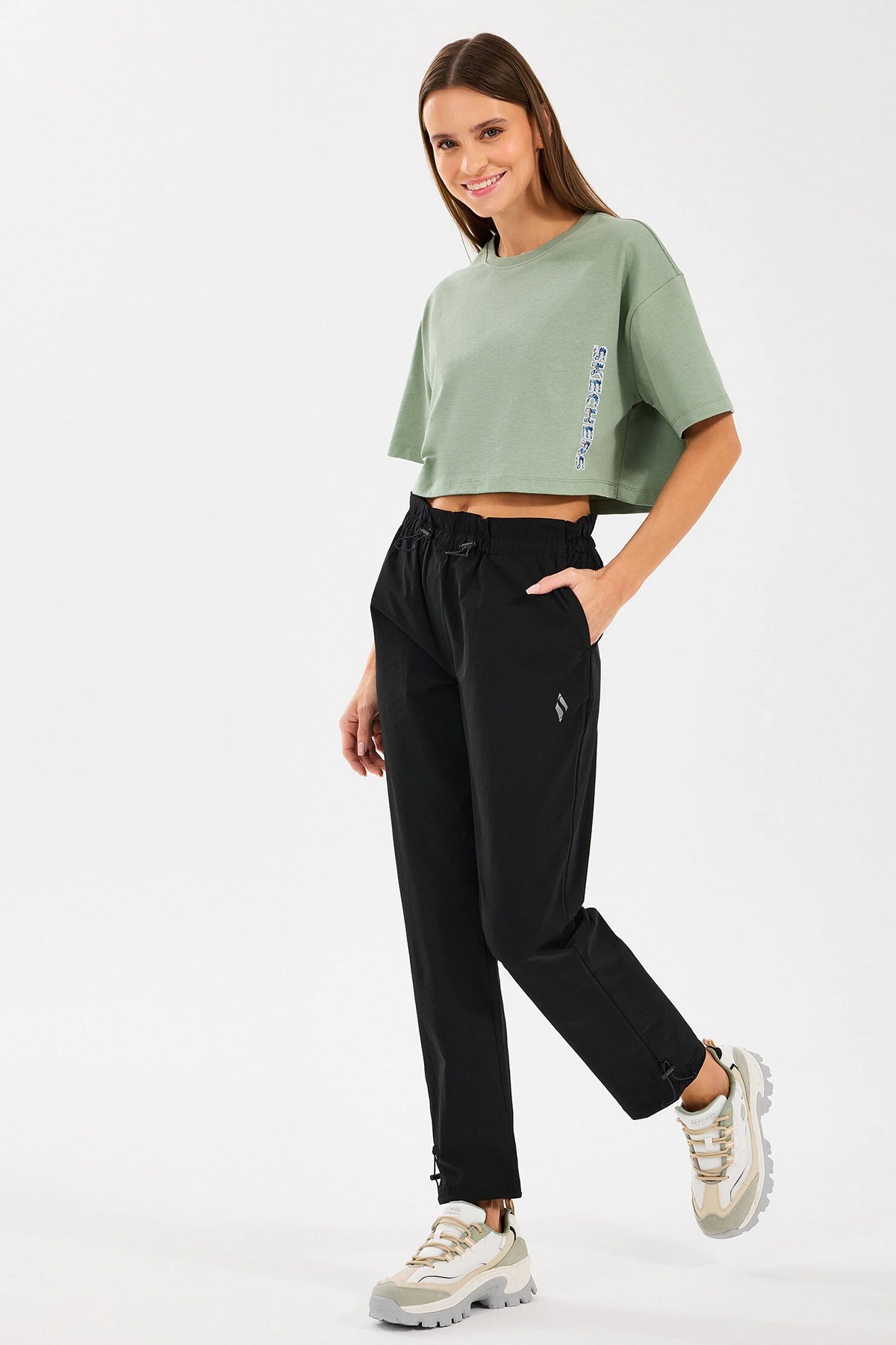 Skechers Crop Fit Kadın Tişört S2510145-306