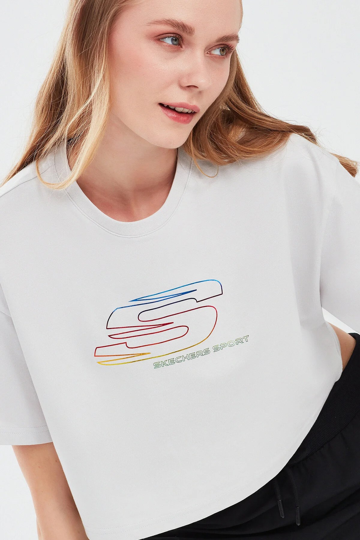 Skechers Graphic Short Sleeve Kadın Tişört S241014-035