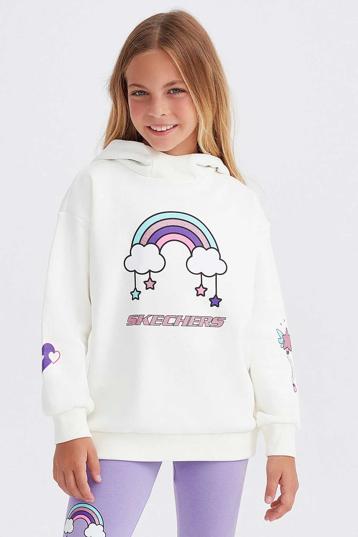 Skechers Heavy Weight Fleece Çocuk Eşofman Takımı SK232220-102