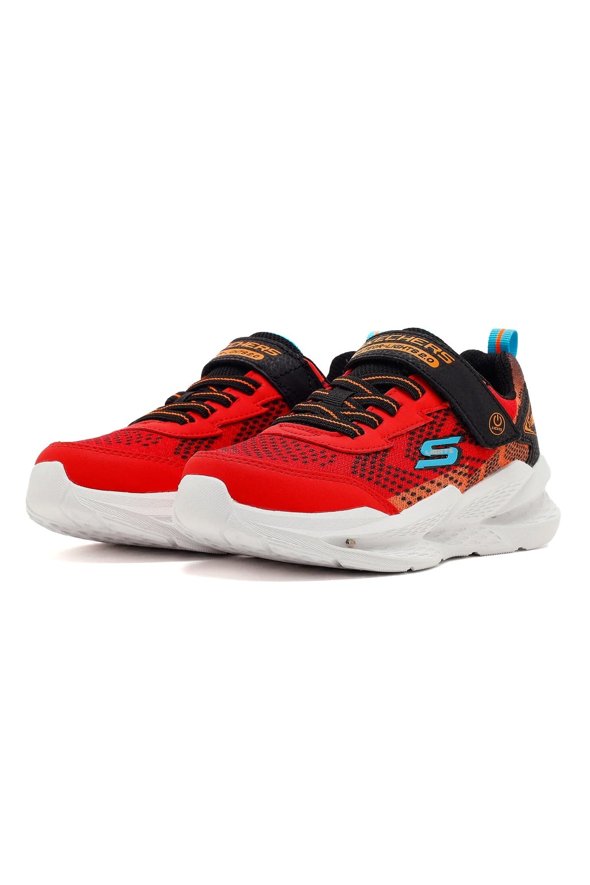 Skechers Meteor-Lights 2.0 Çocuk Spor Ayakkabı 401490N RDBK