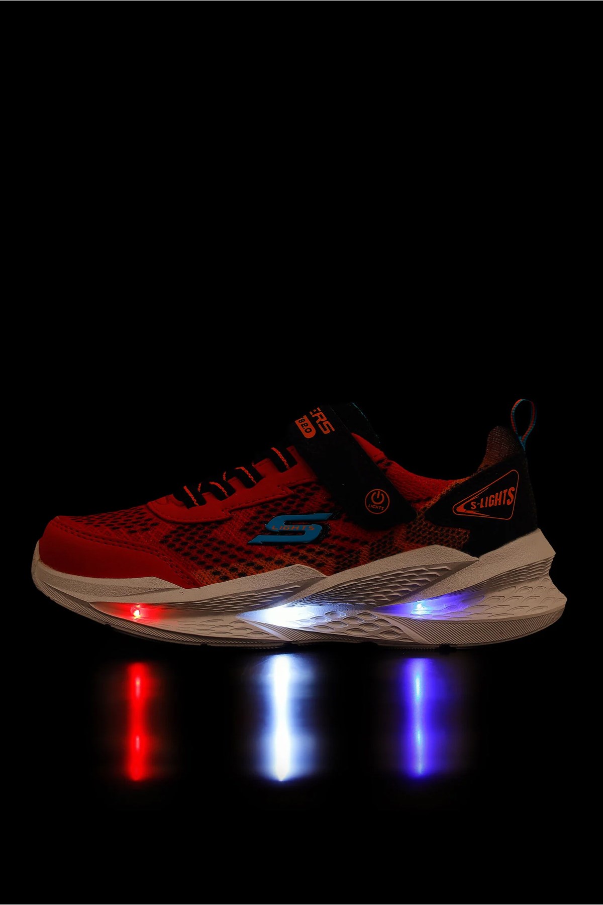 Skechers Meteor-Lights 2.0 Çocuk Spor Ayakkabı 401490N RDBK