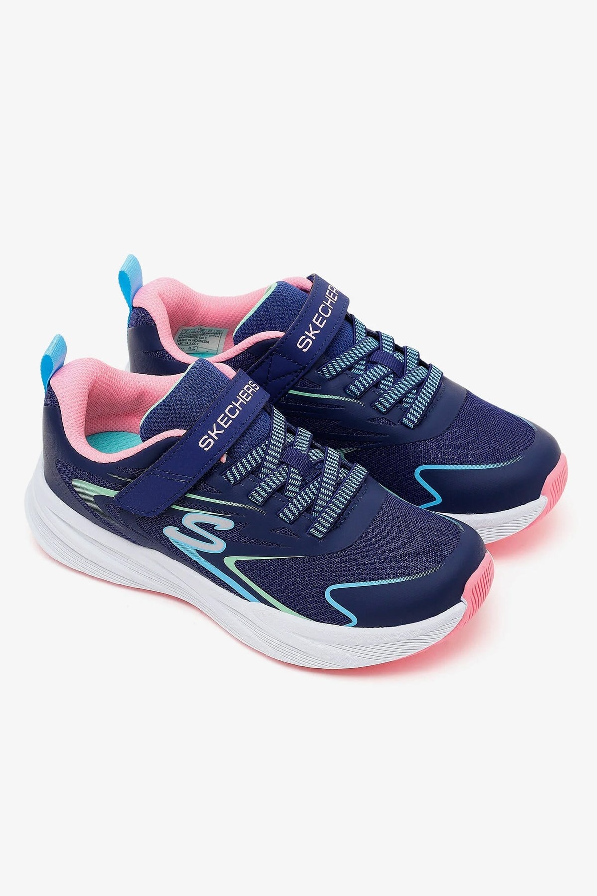 Skechers Microspec Tread Çocuk Spor Ayakkabı 303882L NVMT