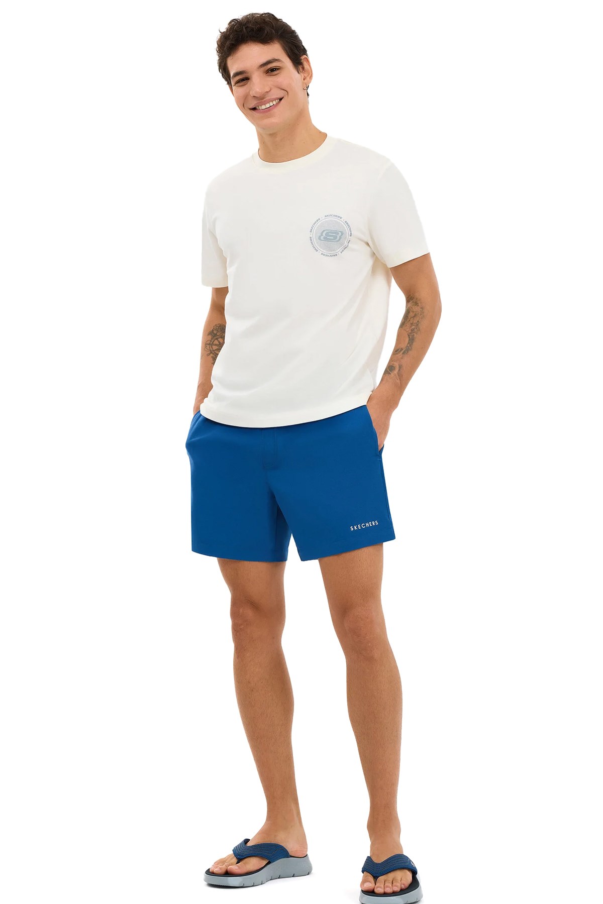 Skechers Regular Fit Erkek Tişört S2610119-3855