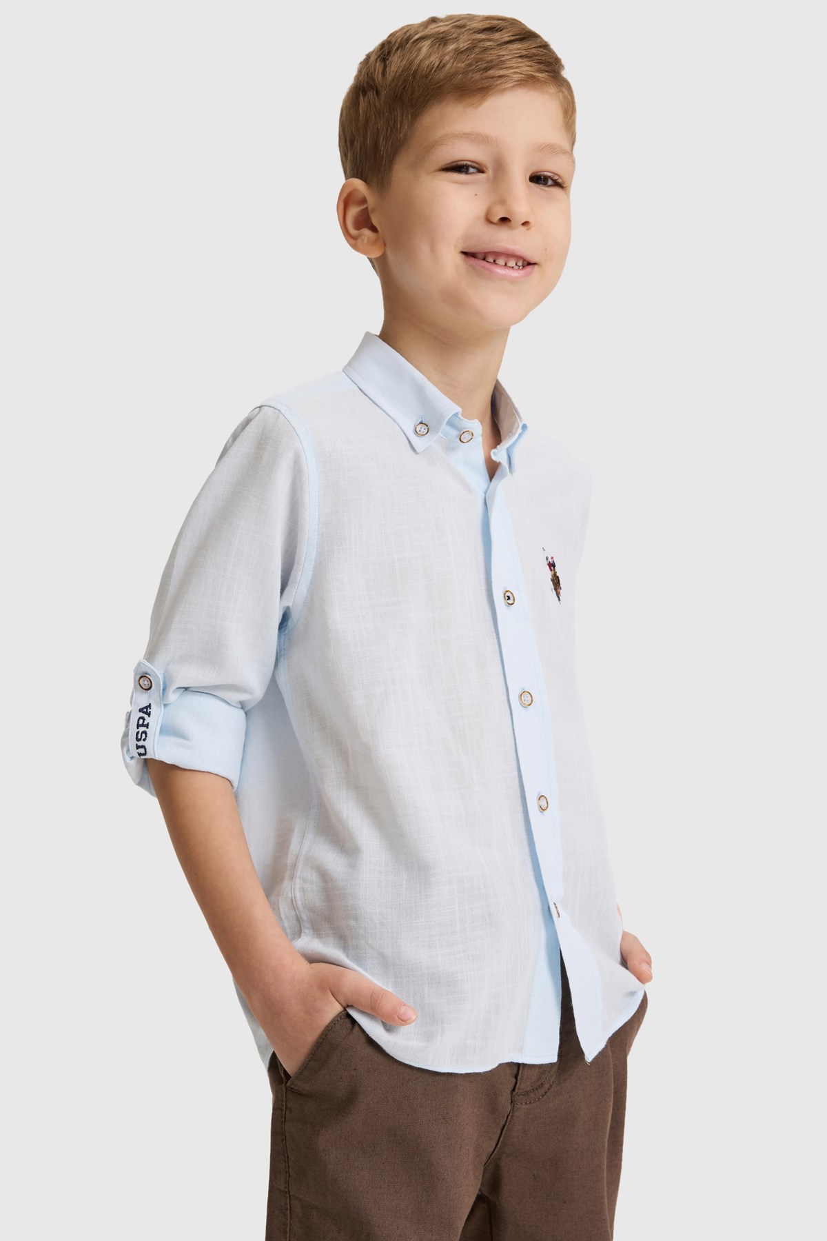 U.S. Polo Assn. Çocuk Gömlek 50320263-VR003