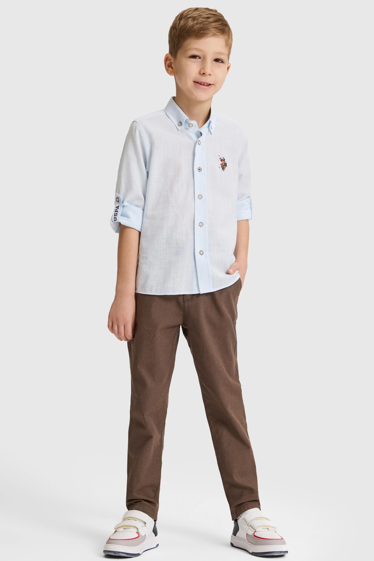 U.S. Polo Assn. Çocuk Gömlek 50320263-VR003