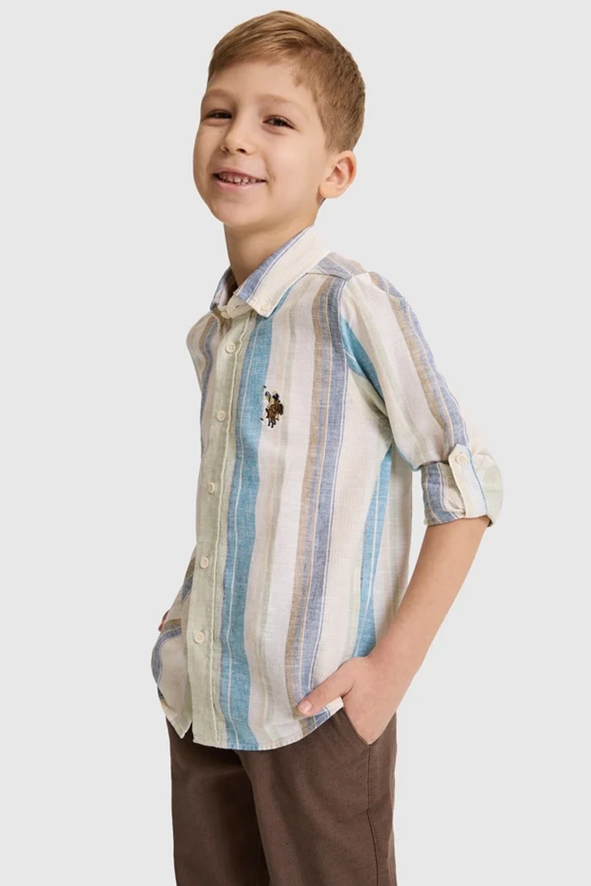 U.S. Polo Assn. Çocuk Gömlek 50324313-VR016
