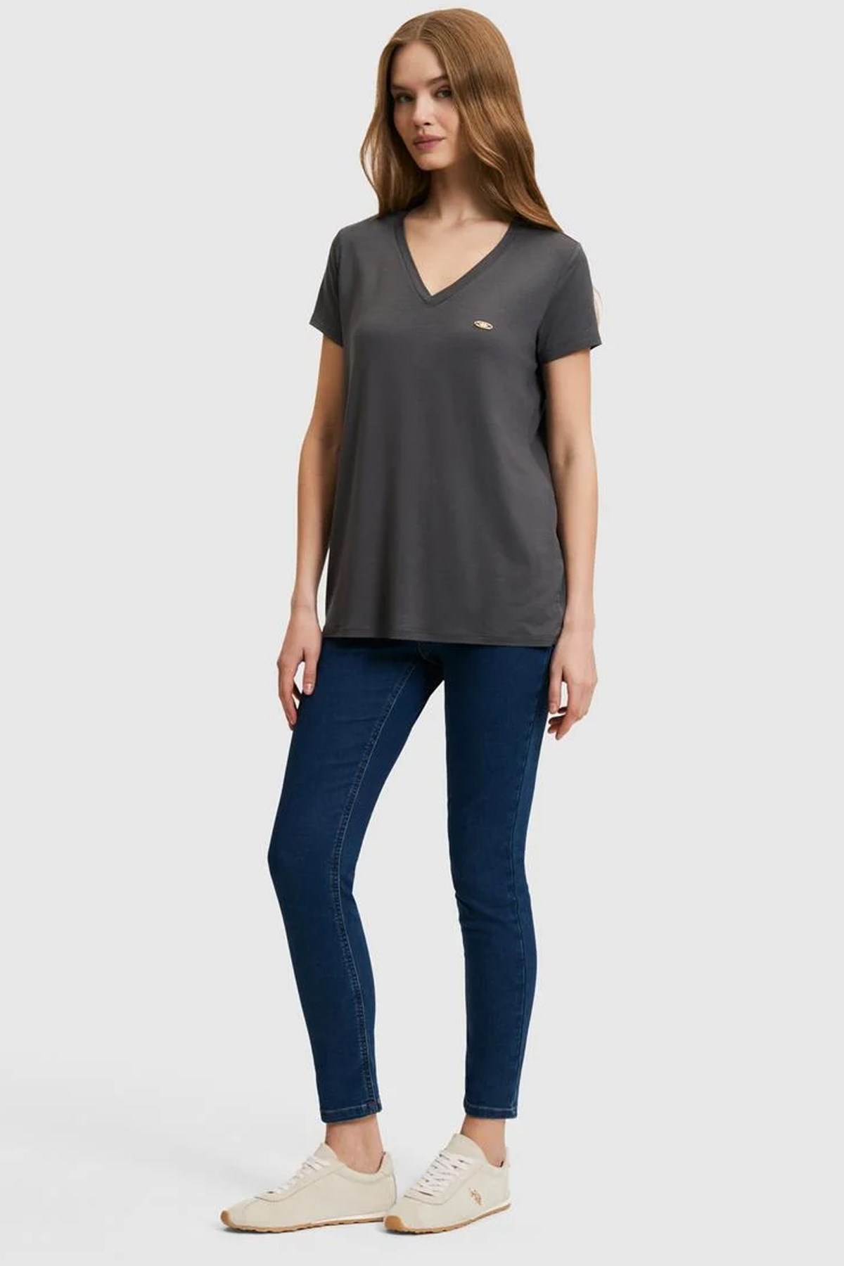 U.S. Polo Assn. Kadın Tişört 50321833-VR006