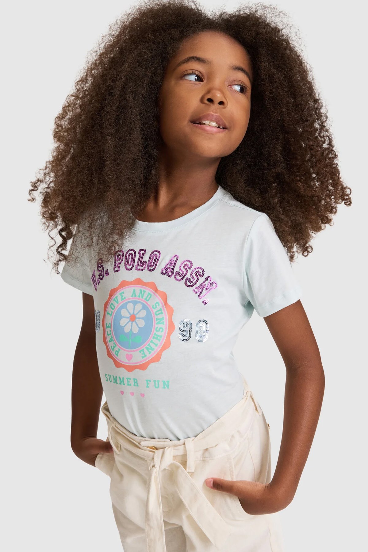 U.S. Polo Assn. Çocuk Tişört 50320467-VR083