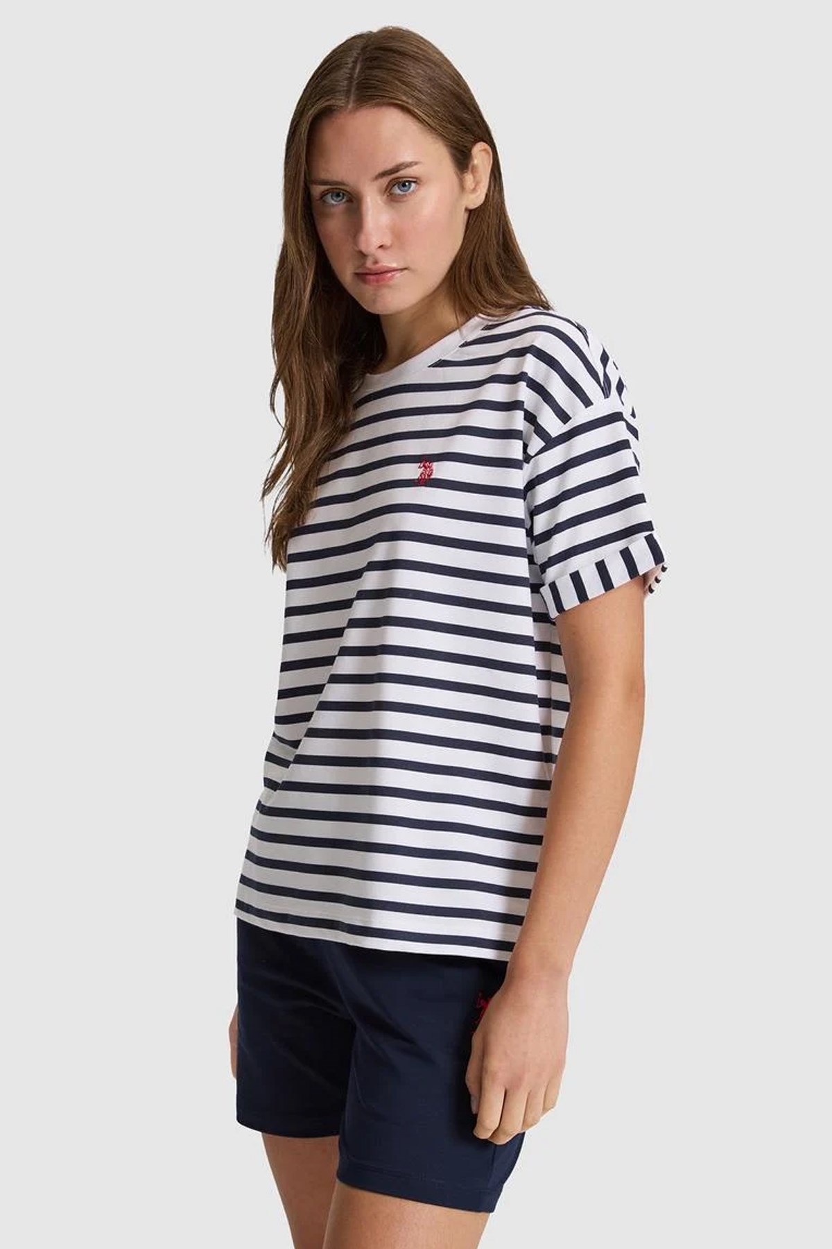 U.S. Polo Assn. Kadın Tişört 50322084-VR013