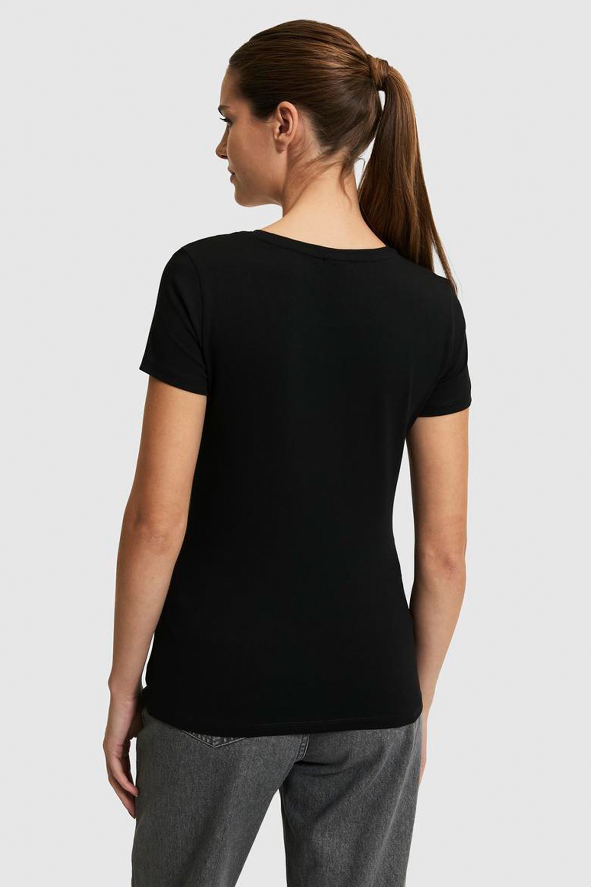 U.S. Polo Assn. Kadın Tişört 50321809-VR046
