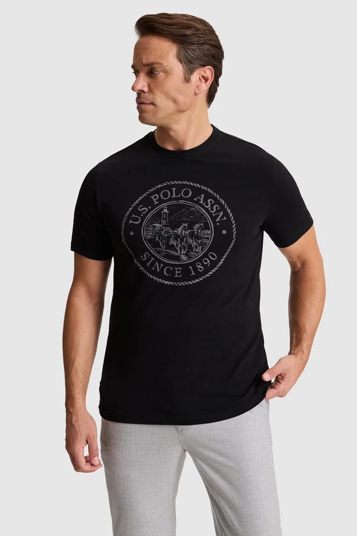 U.S. Polo Assn. Erkek Tişört 50322495-VR046