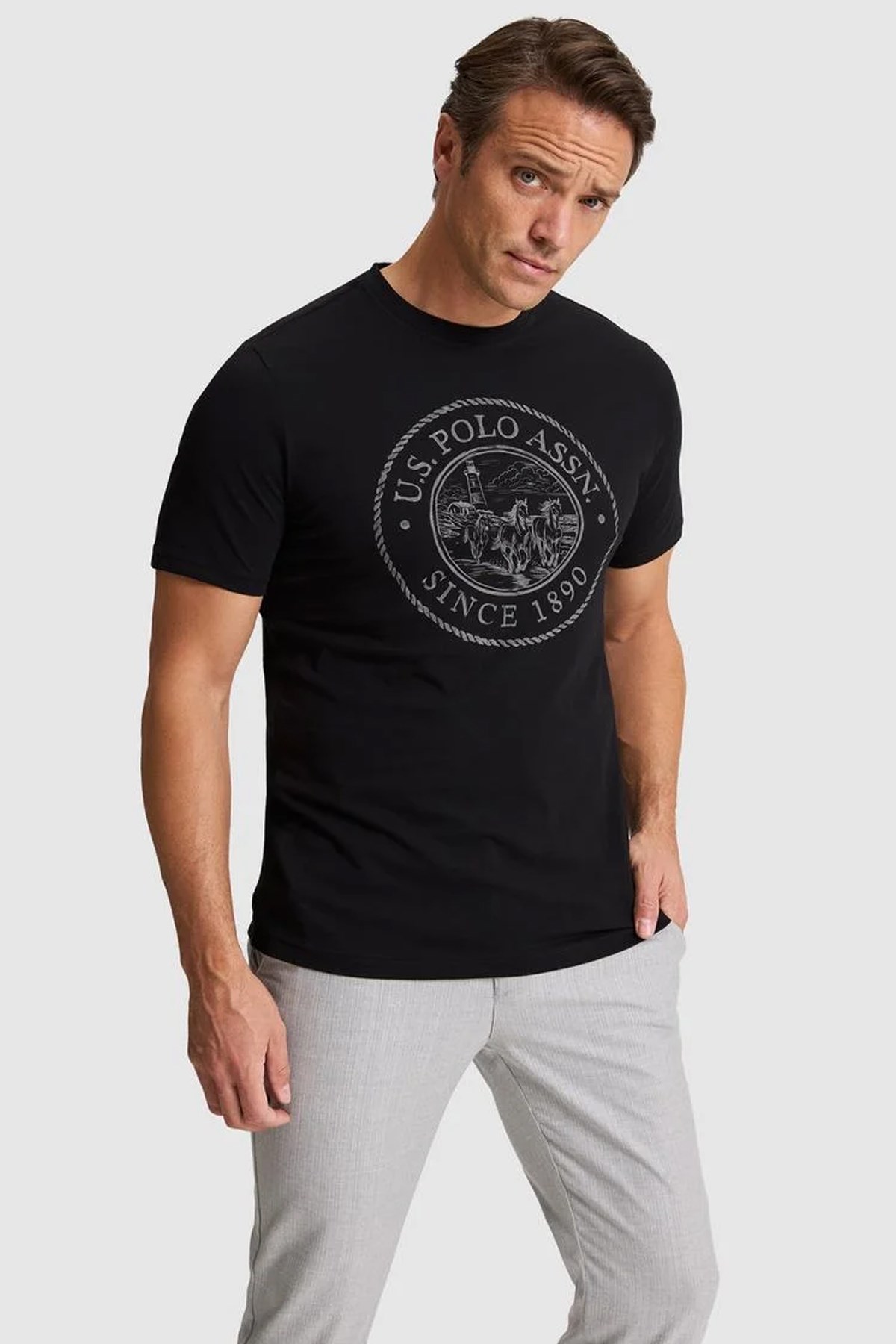 U.S. Polo Assn. Erkek Tişört 50322495-VR046