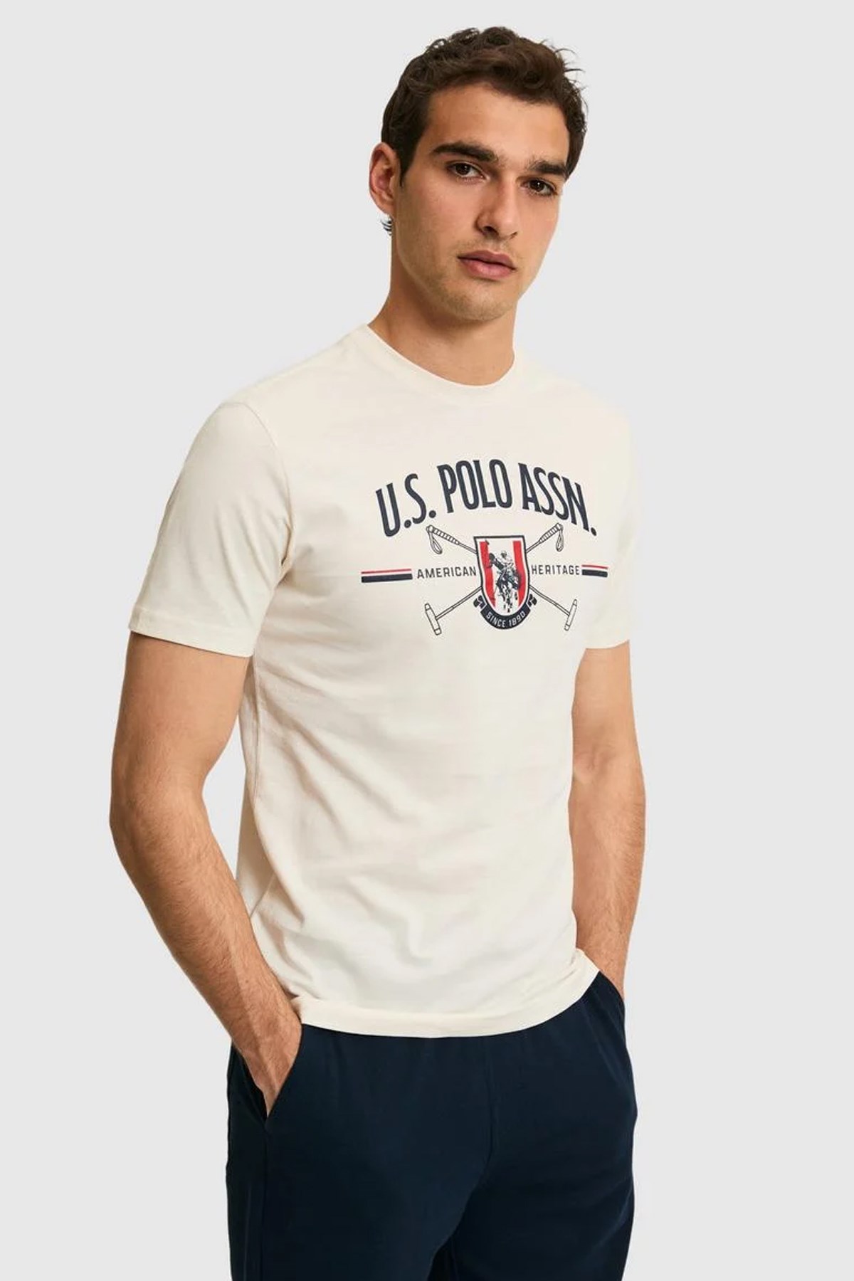 U.S. Polo Assn. Erkek Tişört 50322479-VR071