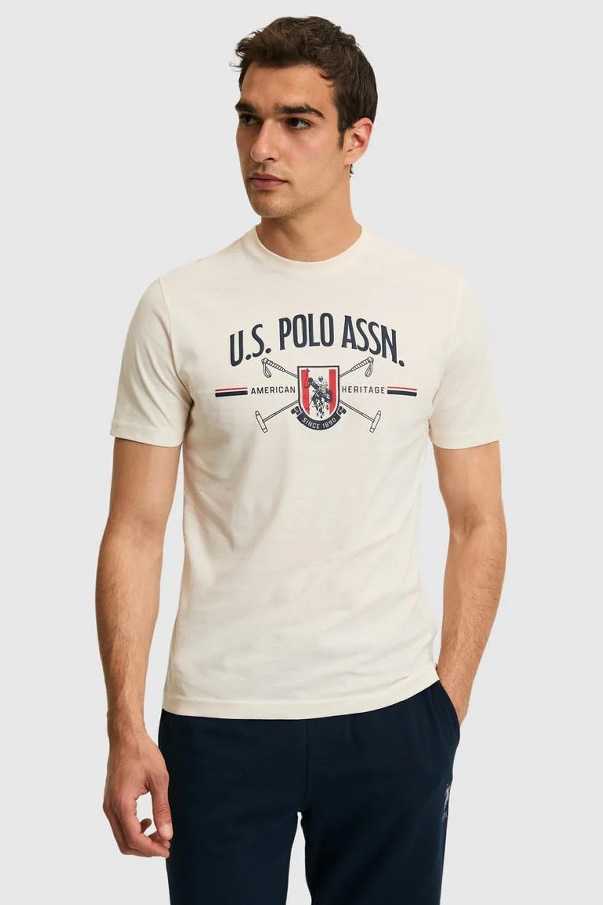 U.S. Polo Assn. Erkek Tişört 50322479-VR071
