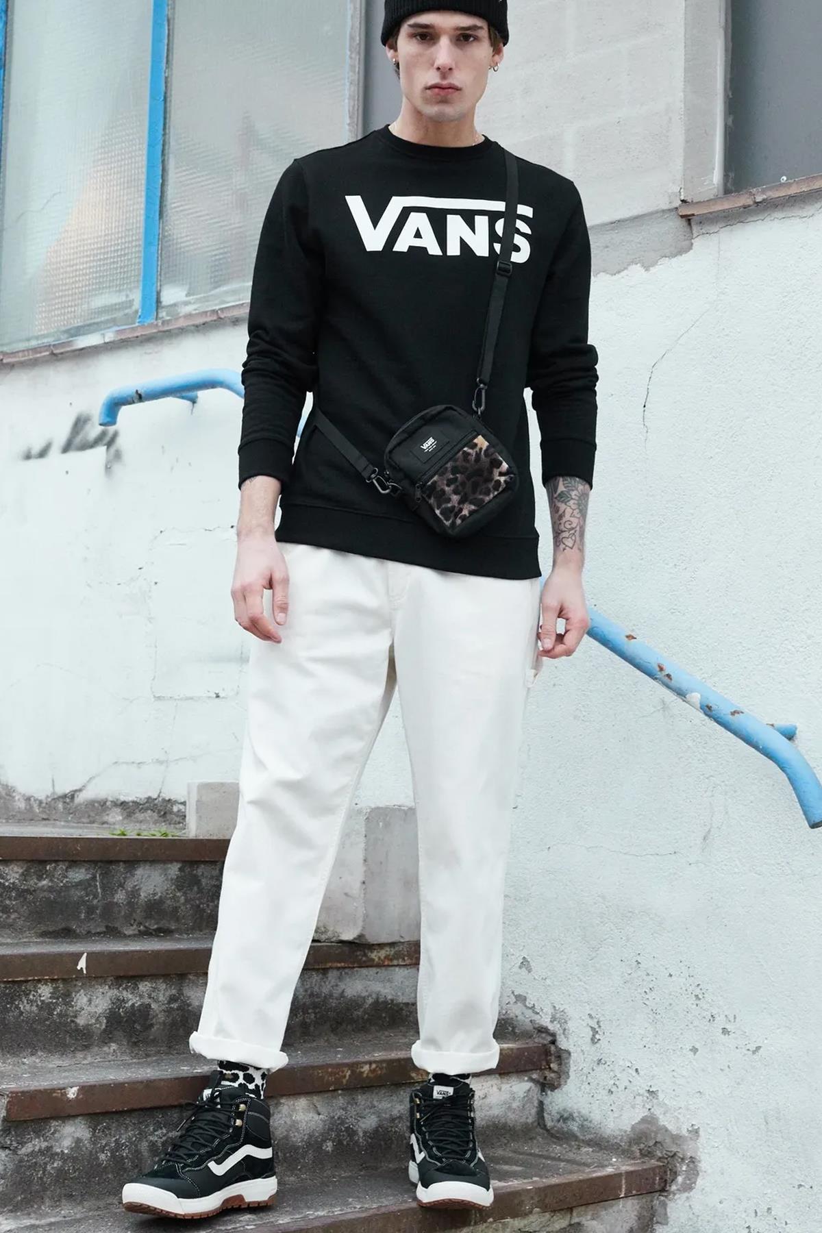 Vans Classic Vans Crew-B Erkek Sweat VN0A7Y3UBLK1