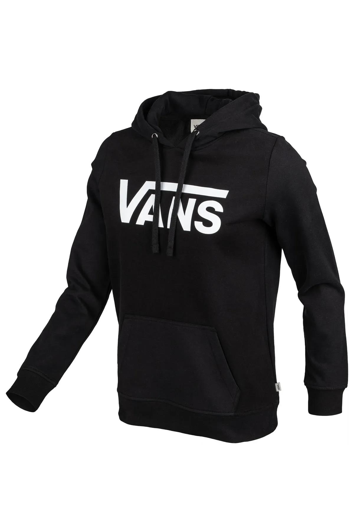 Vans WM DROP V LOGO HOODIE-B Kadın Sweat VN0A5HNPBLK1