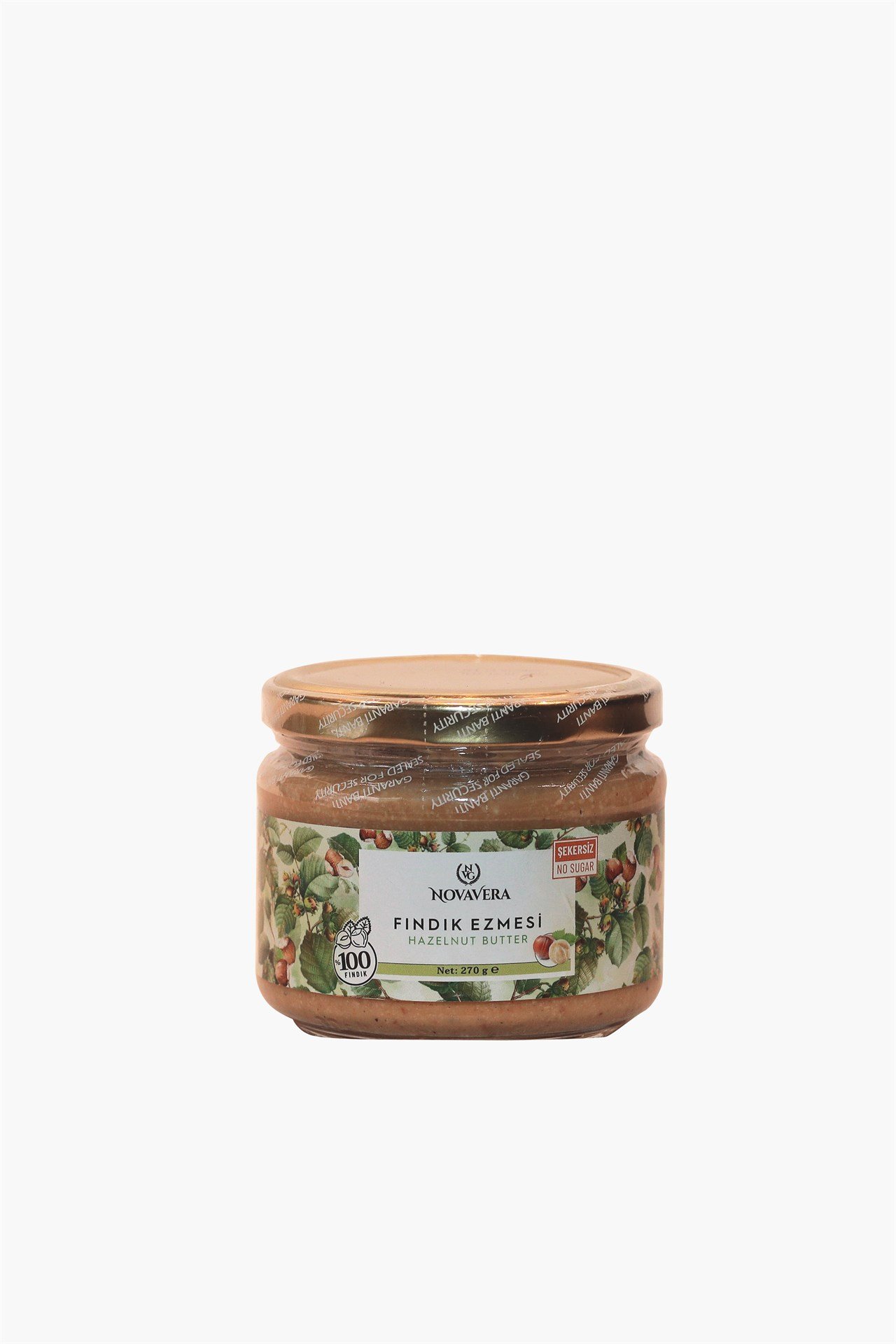 Nova Vera Şekersiz Fındık Ezmesi 270gr