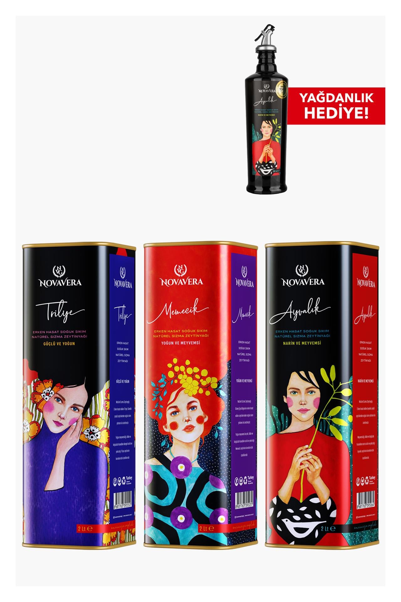 Nova Vera Yaz Paketi (Memecik + Trilye + Ayvalık) 2L