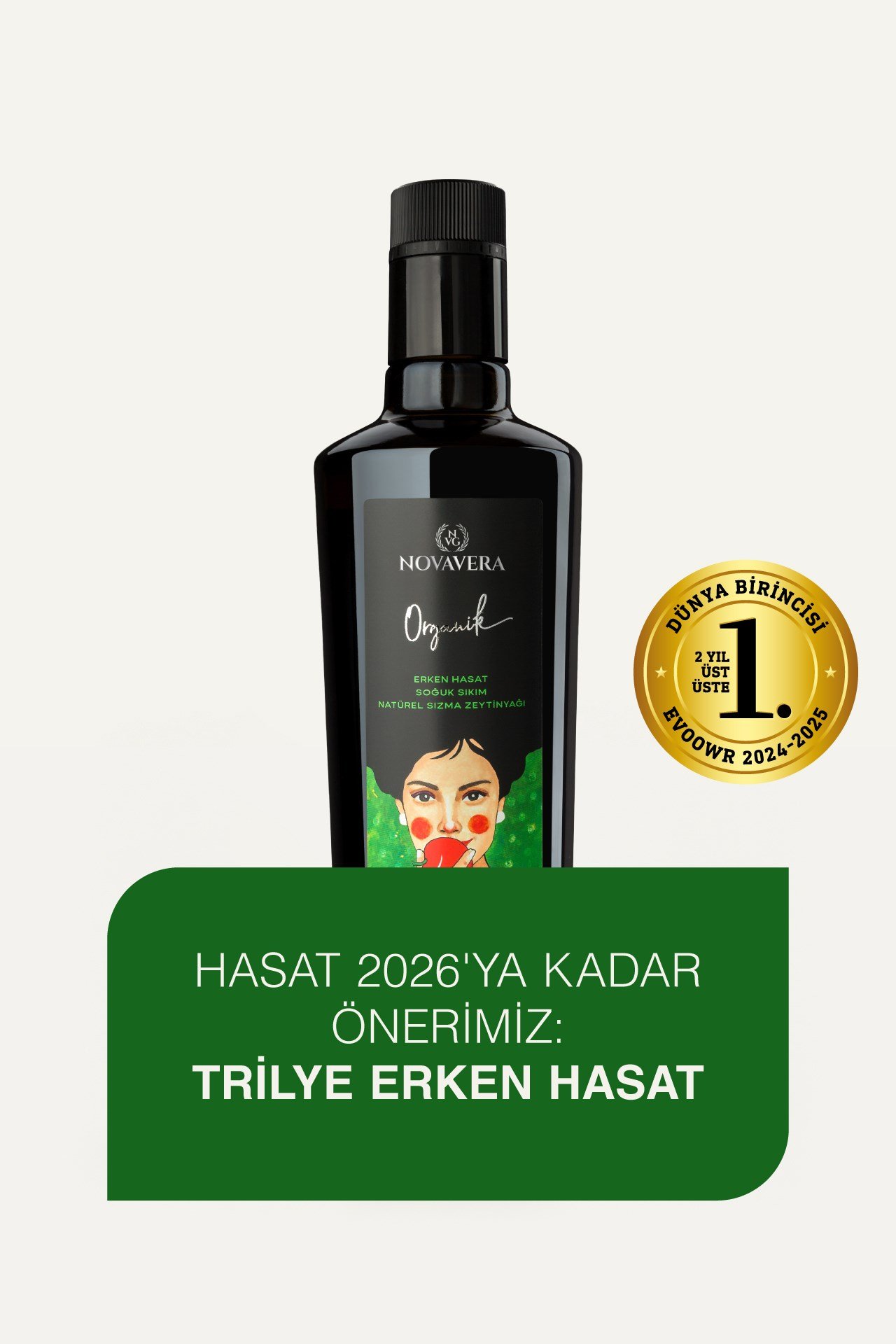 Organik Erken Hasat Naturel Sızma Zeytinyağı 500 ml