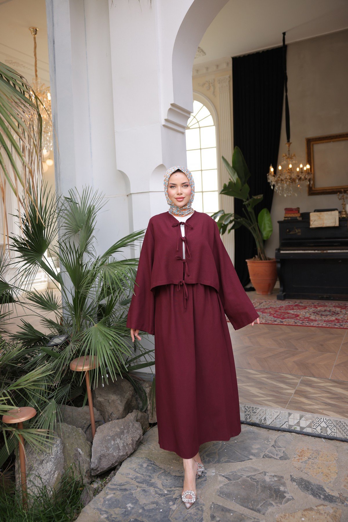 ALAÇATI ETEK TAKIM - BORDO