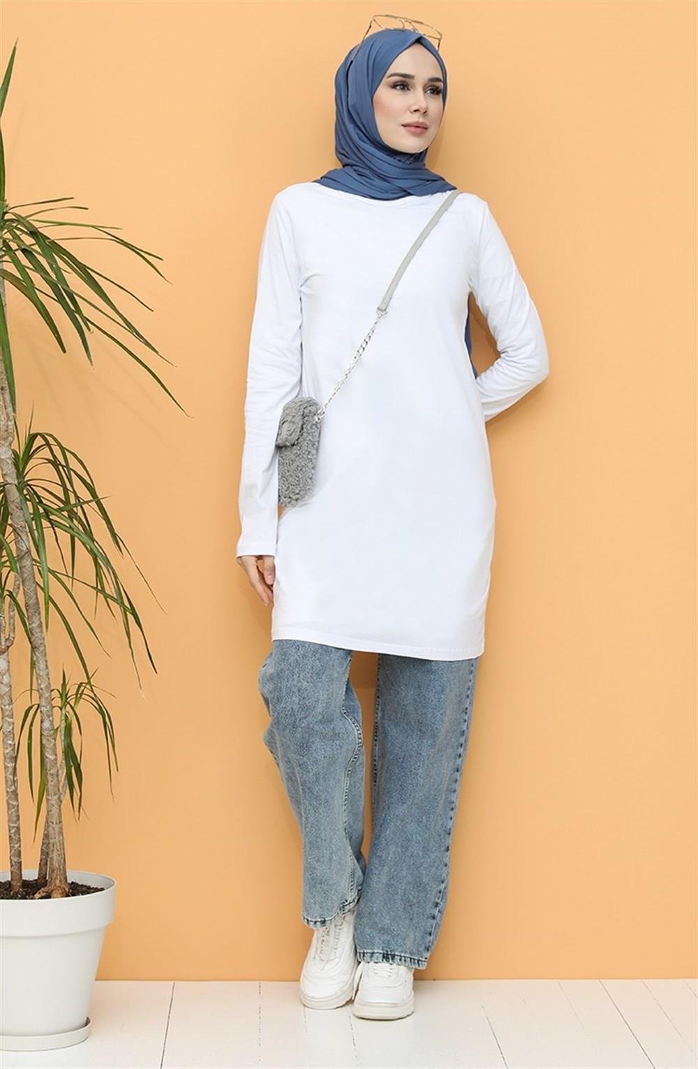 Basic Tunik Beyaz (6016)