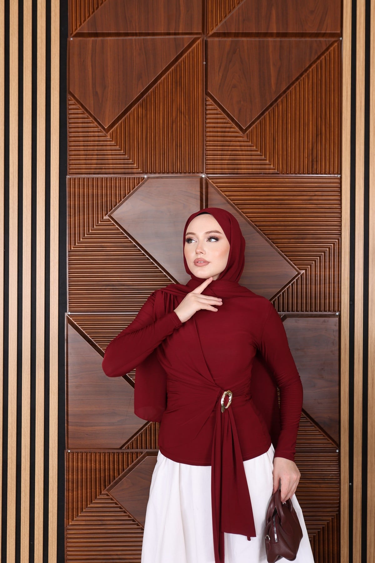 BLUZ - BORDO