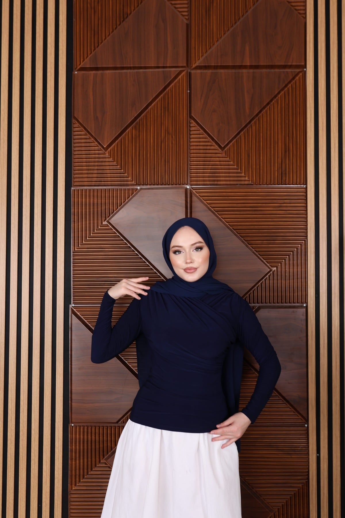 BLUZ - LACİVERT