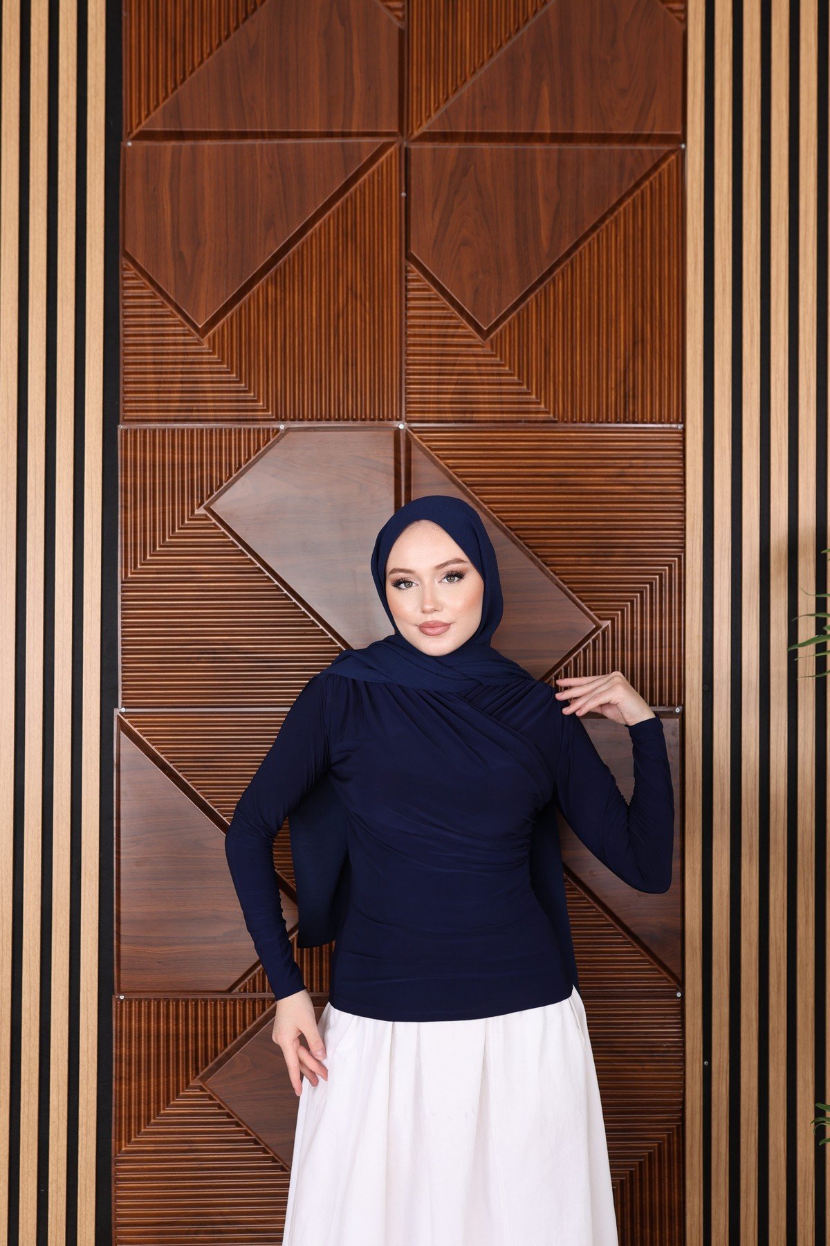 BLUZ - LACİVERT