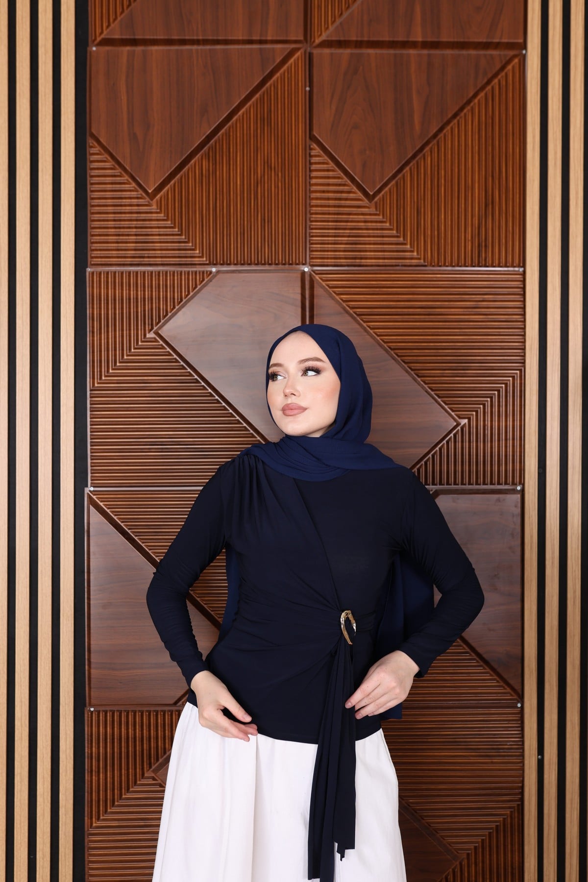 BLUZ - LACİVERT
