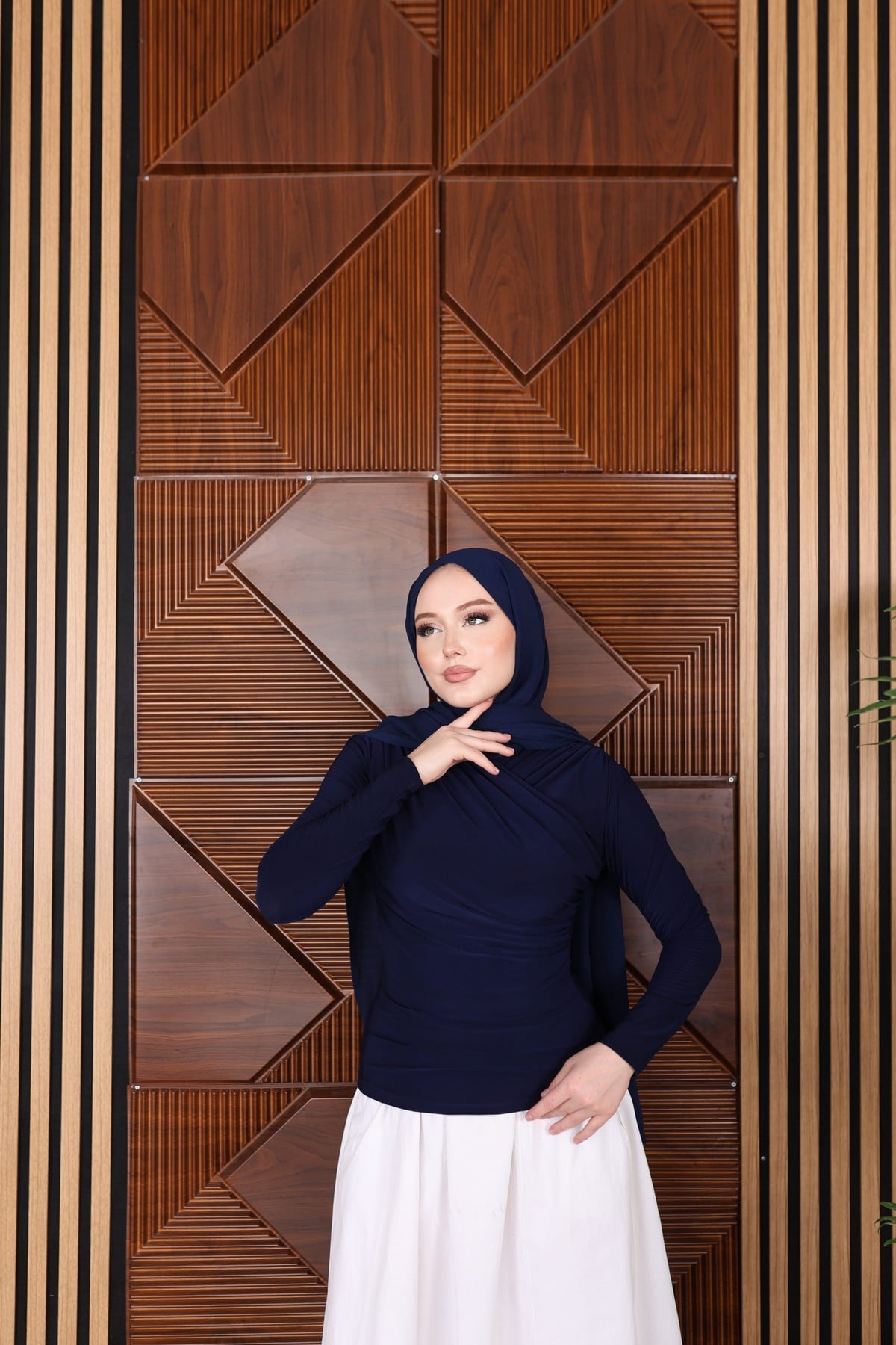 BLUZ - LACİVERT