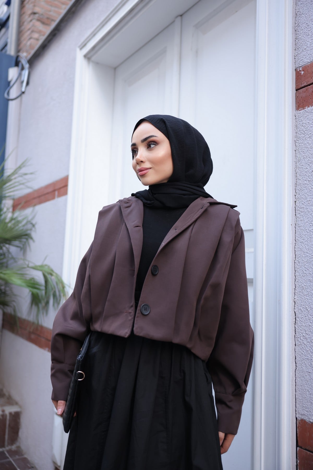 BOMBER CEKET - KAHVERENGİ