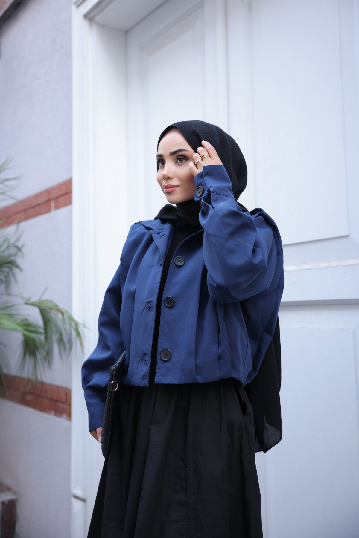 BOMBER CEKET - LACİVERT