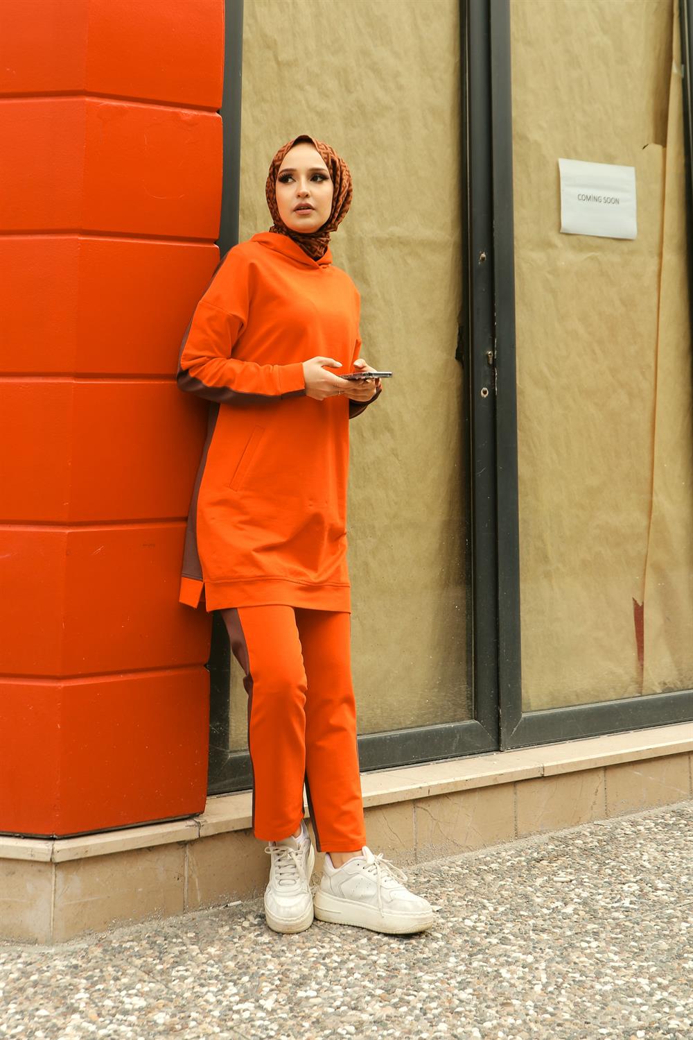 Çift Renk Spor Takım Oranj