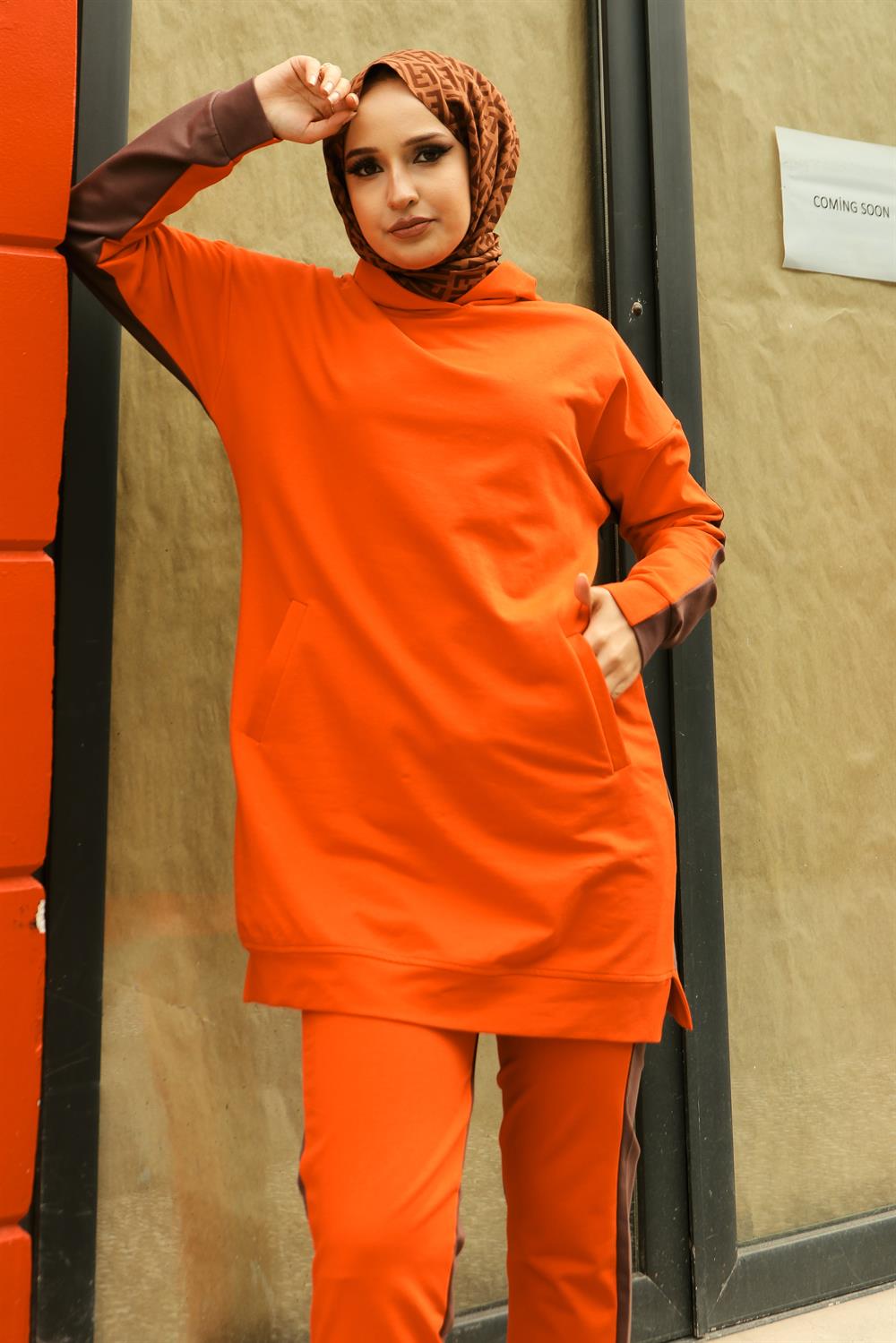 Çift Renk Spor Takım Oranj