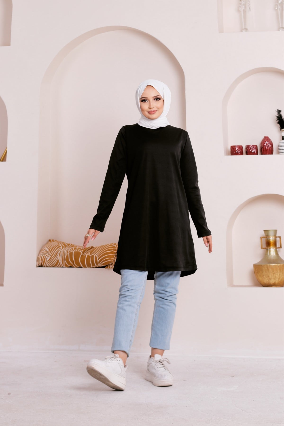 DOĞA Basic Tunik - SİYAH