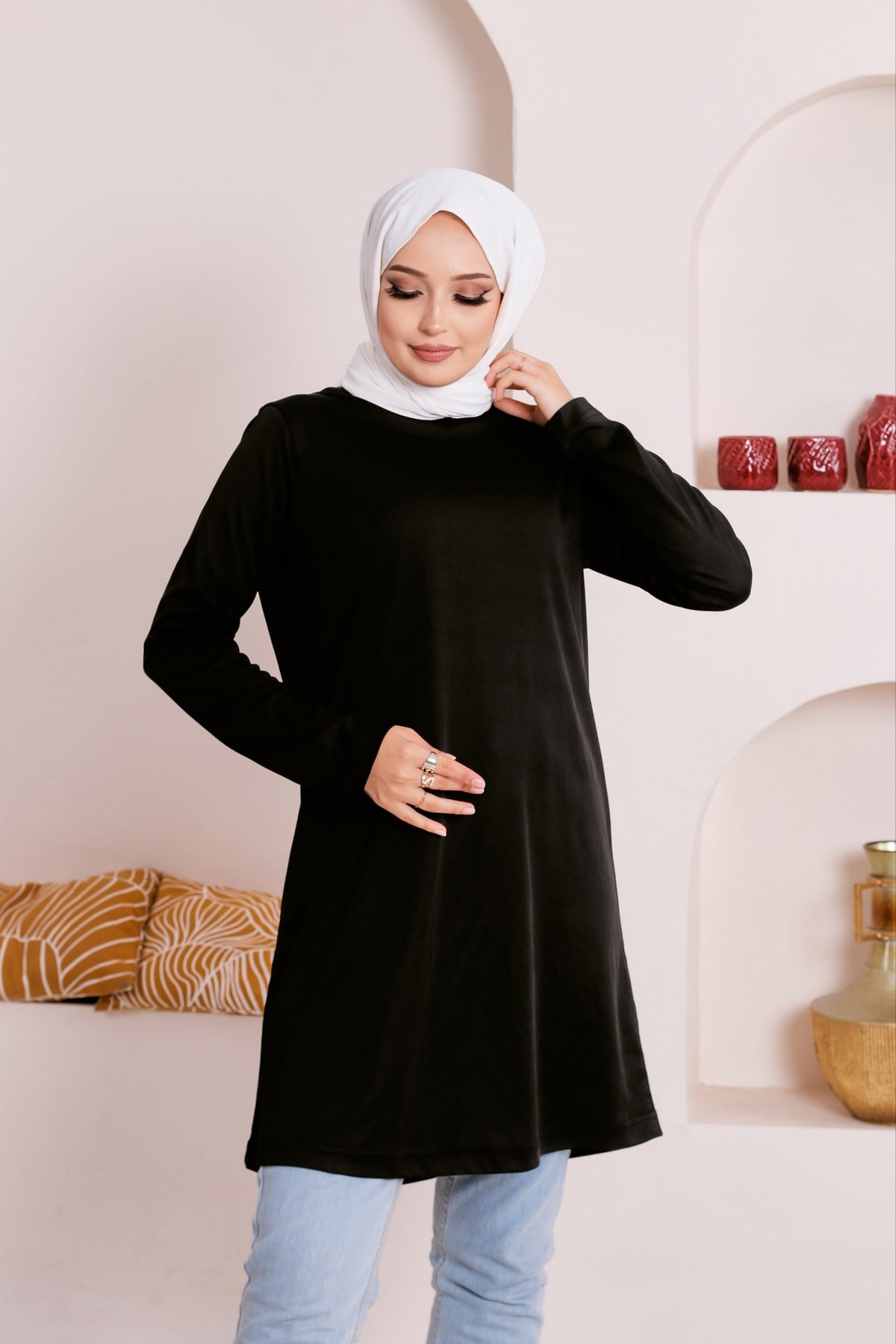 DOĞA Basic Tunik - SİYAH
