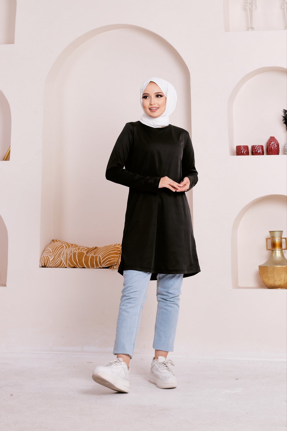 DOĞA Basic Tunik - SİYAH