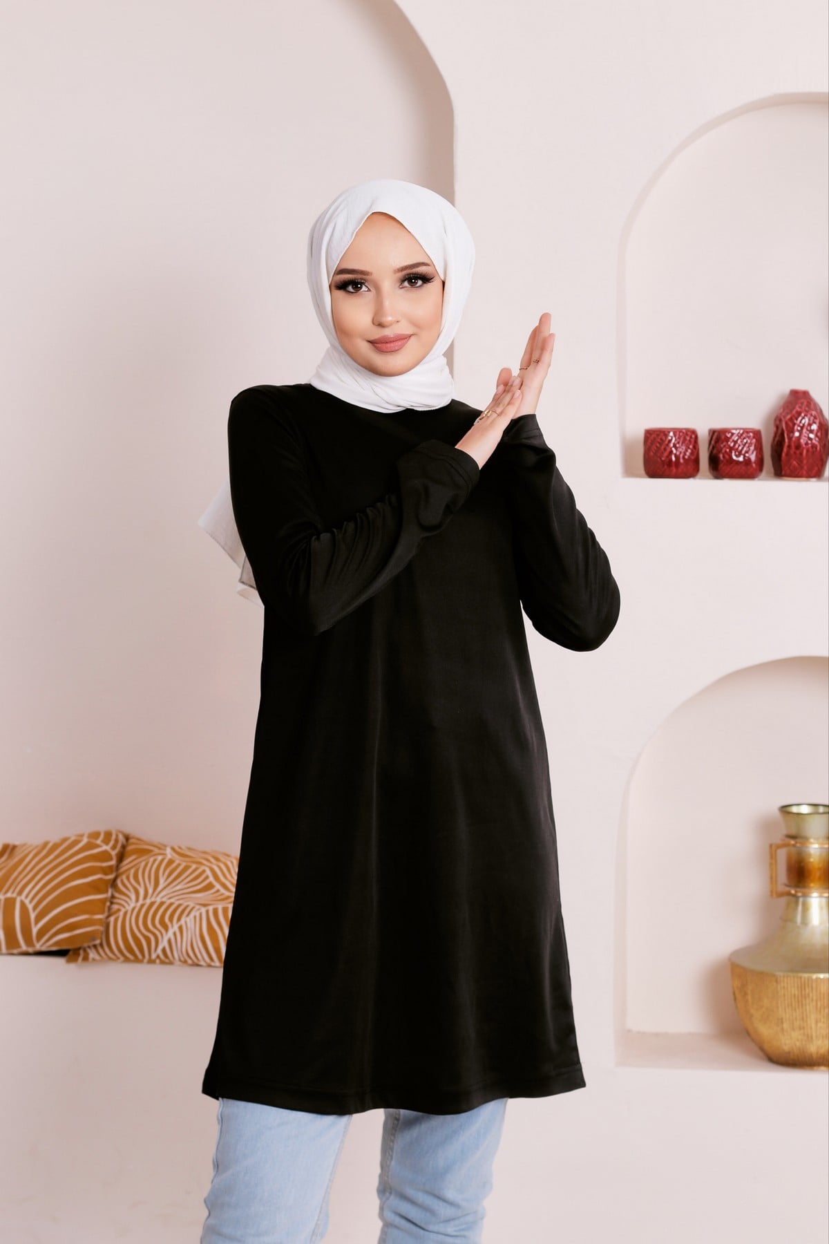 DOĞA Basic Tunik - SİYAH
